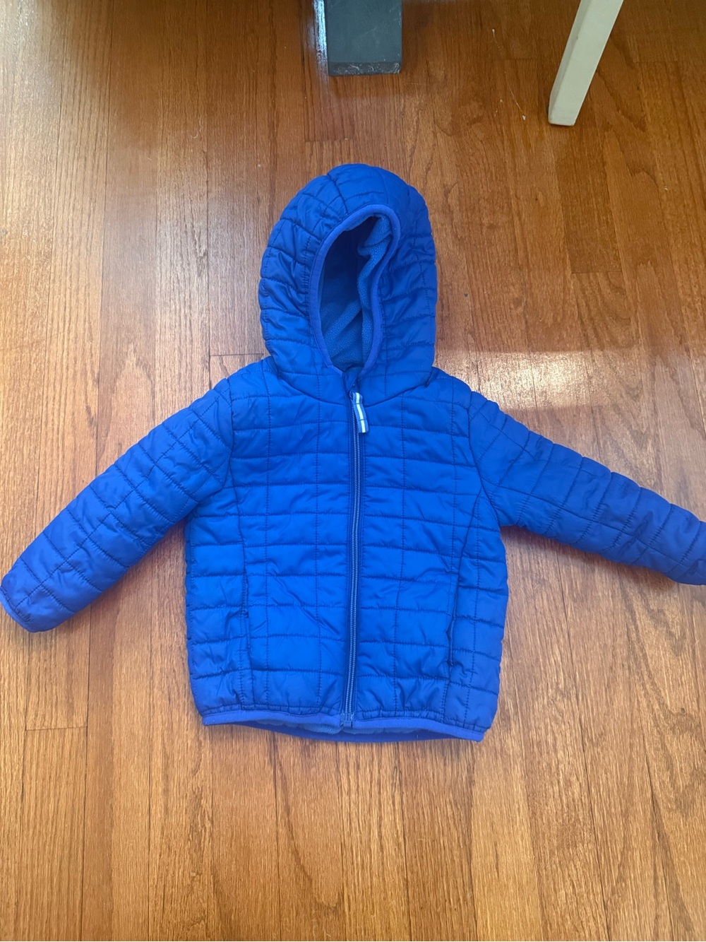 Cat & Jack Royal Blue Hooded Puffer Jacket